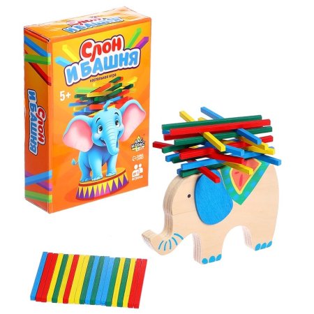 Настольная игра: Слон и башня SIM-3515500
