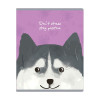 Тетрадь 48л. A5 клетка MESHU "Funny dogs" матовая ламинация, микро sandy-touch лак RE-MS_49772