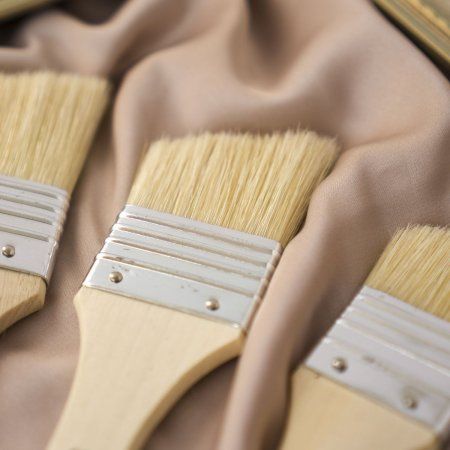 Кисть-флейц скошенная художественная ГАММА щетина №35 RE-1211035