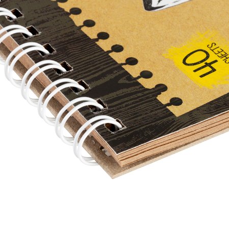 Скетчбук 40л. A4 ArtSpace "Craft style" 80 г/м2 на гребне, крафт RE-СкA440грв_38354