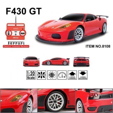 Р/У Машина Ferrari F 430 GT 1/20 MJX TT-8108 Р/У Машина Ferrari F 430 GT 1/20 MJX TT-8108