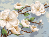 Набор для раскрашивания по номерам (холст на подрамнике) ФРЕЯ 40 х 30 см "Ветвь магнолии" PNB/PM-209 Набор для раскрашивания по номерам (холст на подрамнике) ФРЕЯ 40 х 30 см "Ветвь магнолии" PNB/PM-209