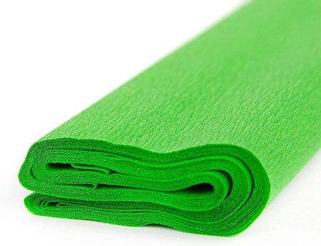 Бумага крепированная FOLIA 50 x 250 см в рулоне, 140 жёлто-зелёный FL-820140