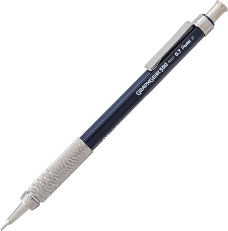 Карандаш PENTEL Graphgear 520 автоматический профессиональный 0.7 мм, синий корпус PG527-CX