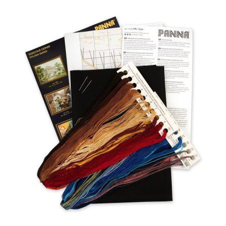 Набор для вышивания PANNA Золотая серия. Ярмарка 38 х 27 см PR-7259