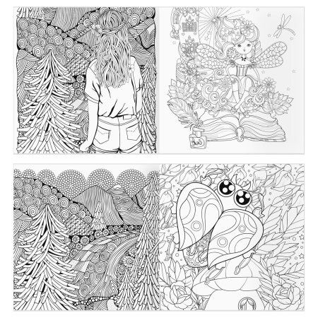 Раскраска для взрослых 228 x 228 мм ТРИ СОВЫ "Антистресс-терапия. Удивительный мир" 64 стр., склейка RE-Pск64_63514