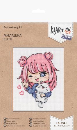 Набор для вышивания KLART "Милашка" 12.5 x 15.5 см 8-554