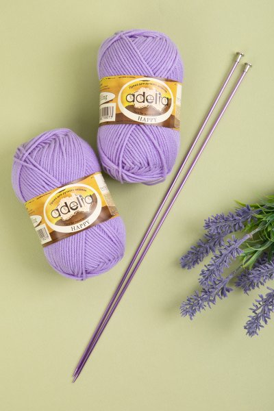 Спицы прямые цветные GAMMA алюминий d 4.0 мм 35 см 2 шт розовый CNK-40-P