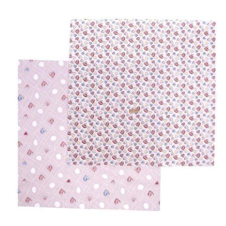 Набор тканей для пэчворка ART UZOR 50 х 50 см 2 шт «Карамельная любовь» 1872431