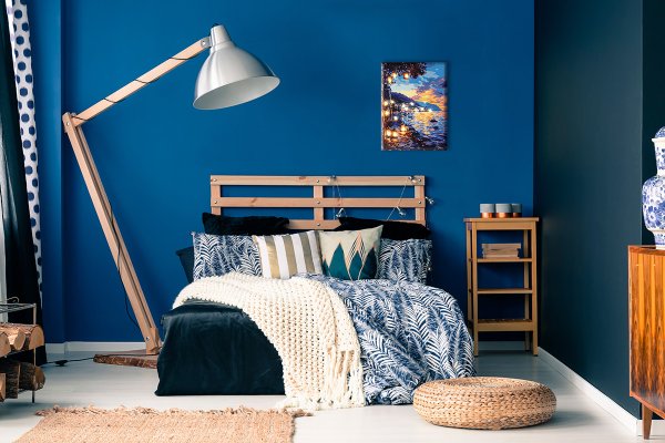 Набор для раскрашивания по номерам (со светодиодами) ФРЕЯ 40 х 30 см "Вечер на берегу моря" PNB/PMDD-394