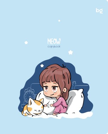 Тетрадь 48л. A5 клетка BG "Котики" выборочный лак RE-Т5ск48_вл_61091 Тетрадь 48л. A5 клетка BG "Котики" выборочный лак RE-Т5ск48_вл_61091