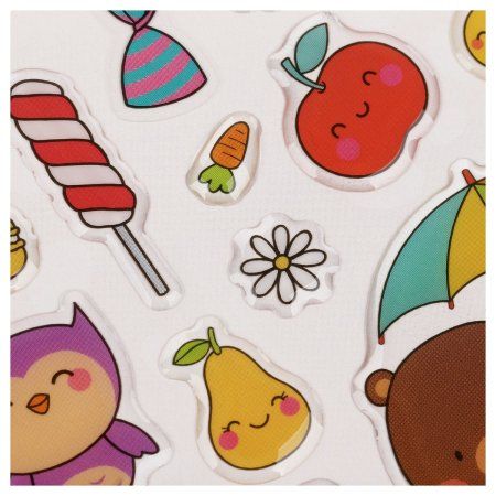 Наклейки гелевые Мульти-Пульти "Осеннее настроение" 22 x 10 см, пакет, европодвес RE-PS_59269