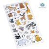 Наклейки объемные MESHU "Cute animals" 10 x 24 см, 38 накл, инд. уп., европодвес RE-MS_36931