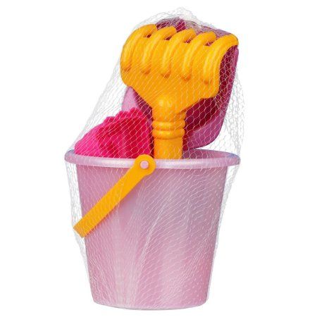 Набор для песка ТРИ СОВЫ "Десерт" 6 предметов (ведро, грабли, совок, 3 формочки) RE-ПИО_005