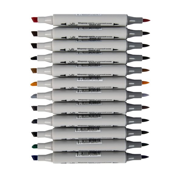 Набор маркеров на спиртовой основе VISTA-ARTISTA 02 - Архитектура 0.7-7 мм 12 цв BMAS-12-02