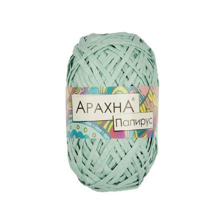 Пряжа ARACHNA Papyrus 100% целлюлоза 1 х 40 г ± 3 г 50 м ± 4 м №12 св.бирюзовый ARA-PAP-12
