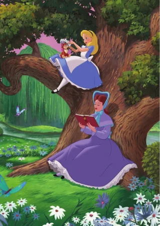 Книга: Алиса в стране чудес. Удивительное путешествие. Книга для чтения с цветными картинками EKS-074746 Книга: Алиса в стране чудес. Удивительное путешествие. Книга для чтения с цветными картинками EKS-074746