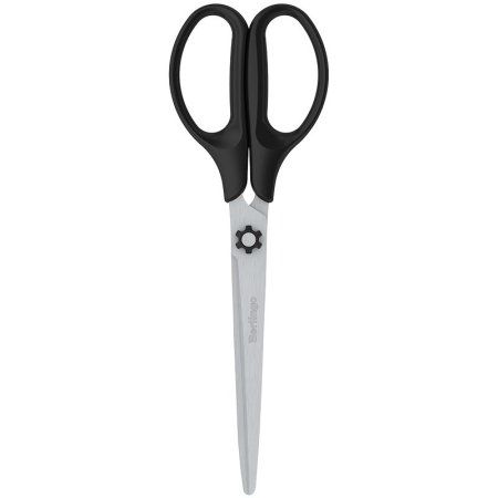 Ножницы Berlingo "Easycut 100" 18 см, европодвес RE-DNn_18040