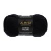 Пряжа ALPINA Cotton Pallete 50% хлопок, 50% акрил 1 х 50 г 205 ± 5 м №02 черный ALP-COP-02
