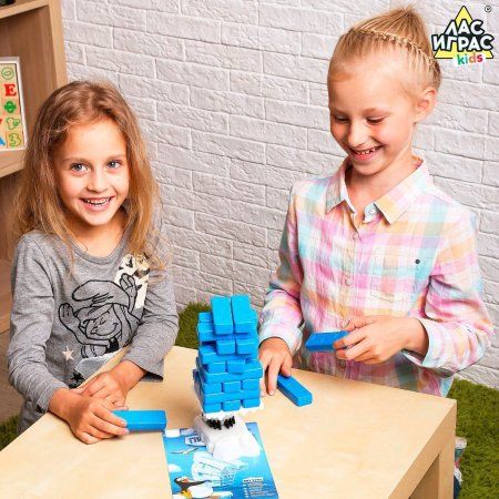 Настольная игра: Падающая башня "Льдины пингвина" №SL-0159 SIM-1660714