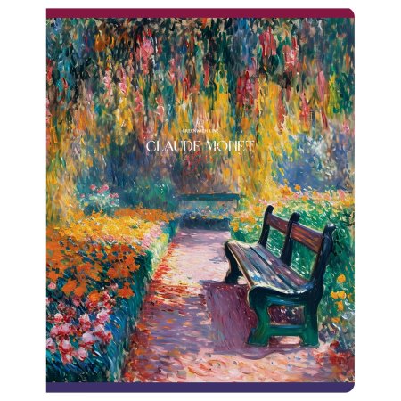 Тетрадь 48л. A5 клетка Greenwich Line "Scenery" матовая ламинация, тиснение фольгой, 70 г/м2 RE-N5c48-58440