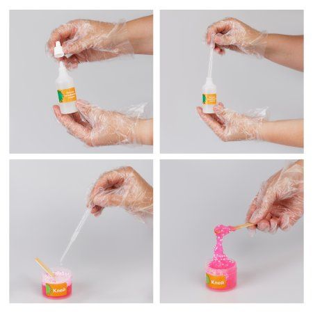 Набор для создания слаймов 3 в 1 ТРИ СОВЫ Slime party "Магическая вечеринка" светится в темноте, с кубиками, с шариками, с блестками, аромат бабл гам RE-532