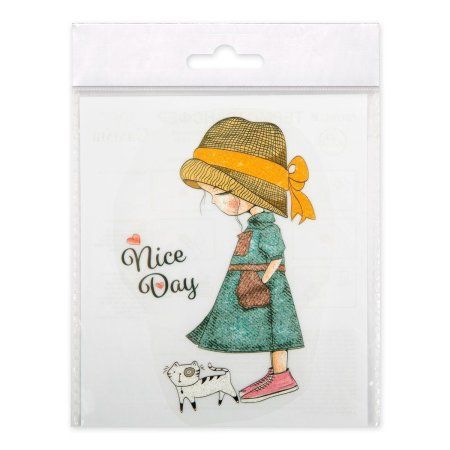 Термотрансфер GAMMA №01 1 шт 9 х 13 см "Nice day" M-014