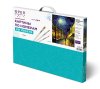 Набор для раскрашивания по номерам (цветной холст) ФРЕЯ 50 х 40 см "В ночи парижской улицы" PNB/PLC-301