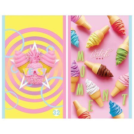 Блокнот A6 32л. BG "Лови момент" на скрепке RE-Б6ск32 9538