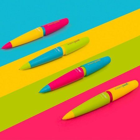 Карандаш механический MILAN Capsule Mix 0.7 мм 2B с ластиком, ассорти ML-185021932