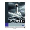 Тетрадь 96л. A4 клетка BG "Мой мир" на гребне, глянцевая ламинация RE-Т4гр96_лг 12057