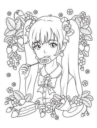 Самая лучшая раскраска. Аниме ROS-42042