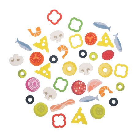 Игровой набор из фетра "Поварята. Готовим пиццу" KOR-04788