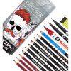 Набор для скетчинга CRETACOLOR Tattoo 14 предметов, мет.упаковка CR40083 Набор для скетчинга CRETACOLOR Tattoo 14 предметов, мет.упаковка CR40083