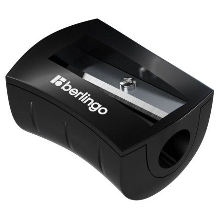 Точилка пластиковая Berlingo "City Style" 1 отверстие, ассорти RE-BBp_15022