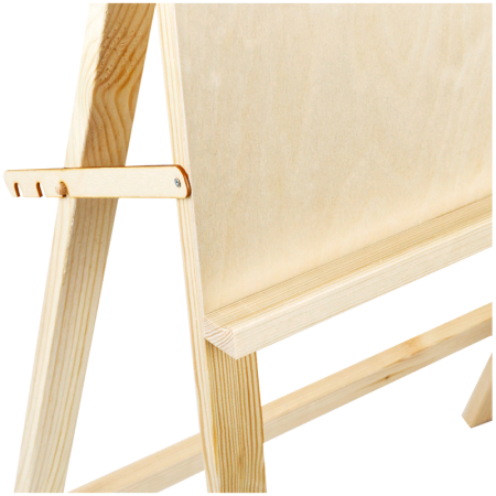 Мольберт напольный "Хлопушка" 60 x 60 x 120 см, со стаканчиками, сосна NP-МО-07
