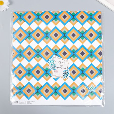 Бумага для скрапбукинга 5 л 30.5 x 32 см 180 г/м2 "Мозаика" SIM-7907949