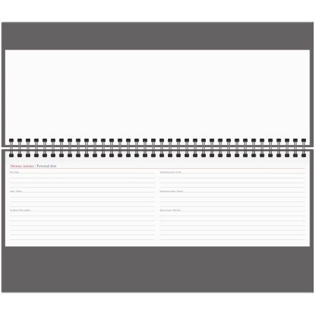 Планинг датированный 2024г. OfficeSpace "Winner" 330 x 130 мм 64л. кожзам, черный RE-Pd64_51592