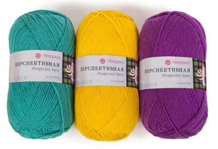 Пряжа Пехорская ПТ "Перспективная" 50% мериносовая шерсть, 50% акрил 100 г 270 м