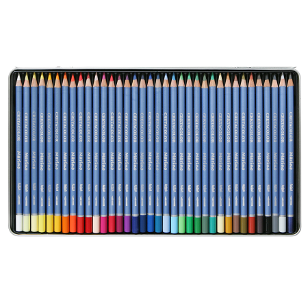 Набор акварельных карандашей CRETACOLOR Marino 36 шт, мет.пенал CR24036