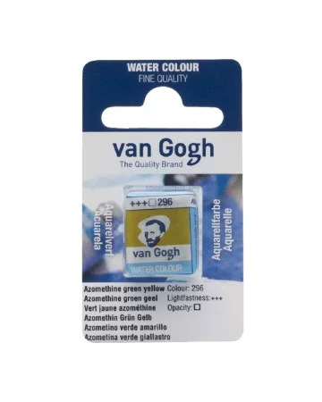 Краска акварельная VAN GOGH кювета №296 Зелено-желтый азометин new MP20862961