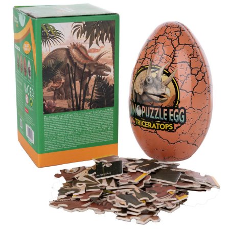 Пазл в яйце CubicFun National Geographic Трицератопс, 63 деталей UT-DS1042h