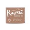 Набор картриджей Kaweco для перьевых ручек 6 штук Карамельно-коричневый KAW-10000259