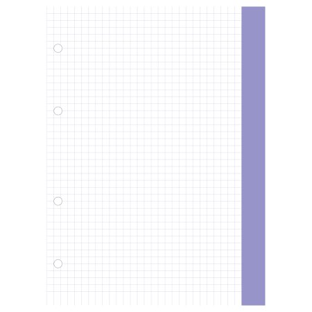 Сменный блок 120л. A4 BG, белый с цветными краями, пленка т/у, с вкладышем RE-СБ4ту120_ц_12355