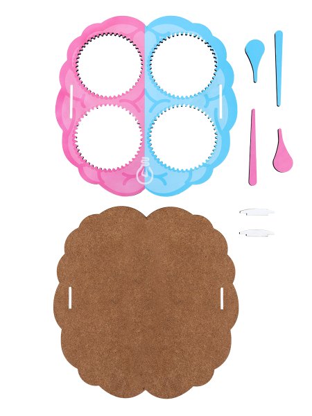 Спирограф для рисования Десятое Королевство "Развиваем мозг". Нейропсихологический тренажер KOR-05880