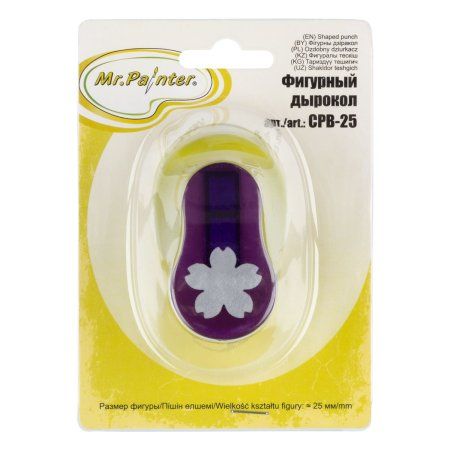 Дырокол фигурный Mr.Painter 2.5 см 200 "Сакура" CPB-25-200