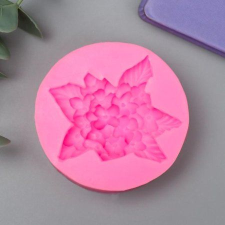 Молд силикон "Незабудки" 2.6 х 5.7 х 5.7 см SIM-6947514