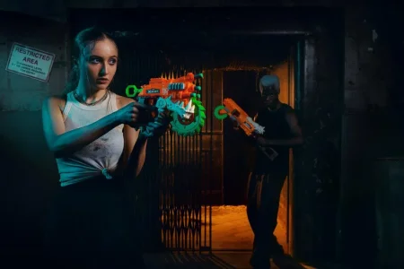 Игровой набор ZURU X-Shot INSANITY Хоррорфайр Рипер Х ДУО (2 бластера, 16 снарядов) IT-36731