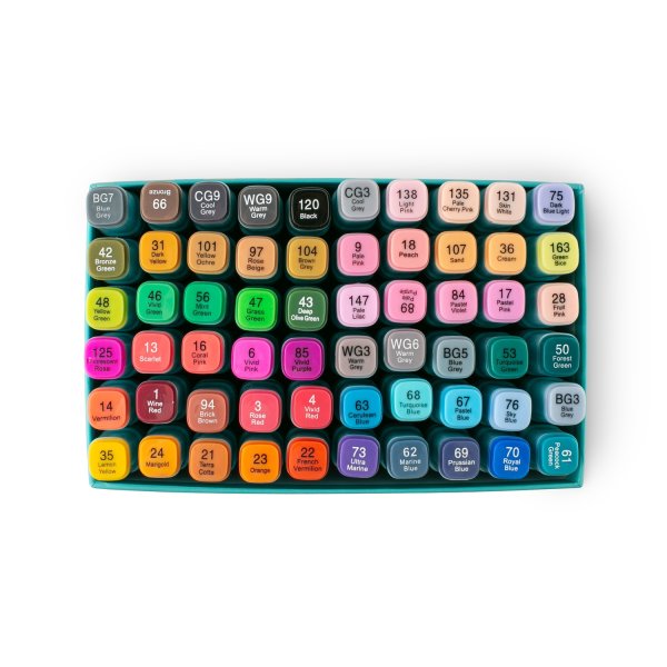 Набор спиртовых маркеров Стихия 60 цв NP-ST07002