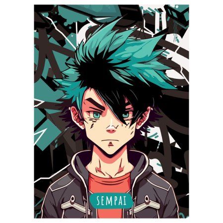 Блокнот А5 50л. MESHU "Sempai" на отрывной склейке, матовая ламинация RE-MS_54391